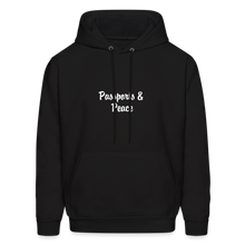 Load image into Gallery viewer, Hip Hop &amp; Boujee&#39;s Passport Wideneck Sweatshirt - black