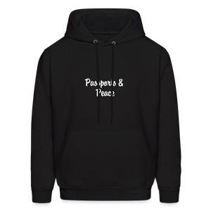 Hip Hop & Boujee's Passport Wideneck Sweatshirt - black