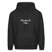 Load image into Gallery viewer, Hip Hop &amp; Boujee&#39;s Passport Wideneck Sweatshirt - charcoal grey