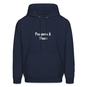 Hip Hop & Boujee's Passport Wideneck Sweatshirt - navy
