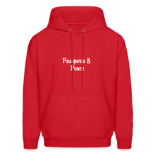 Load image into Gallery viewer, Hip Hop &amp; Boujee&#39;s Passport Wideneck Sweatshirt - red