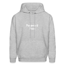 Load image into Gallery viewer, Hip Hop &amp; Boujee&#39;s Passport Wideneck Sweatshirt - heather gray
