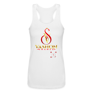 Vashon Shanee Women’s Performance Racerback Tank Top - white