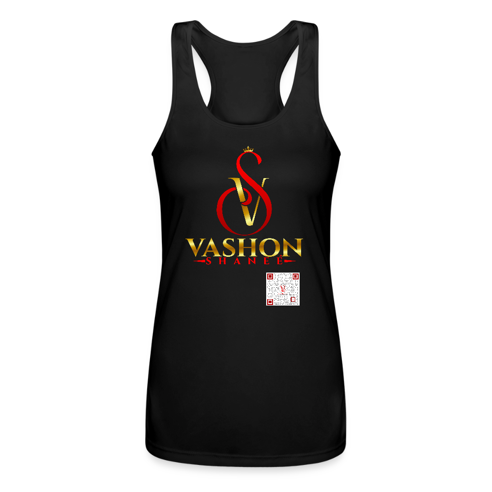 Vashon Shanee Women’s Performance Racerback Tank Top - black