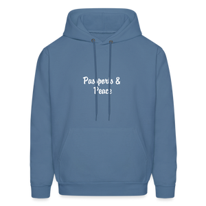 Hip Hop & Boujee's Passport Wideneck Sweatshirt - denim blue