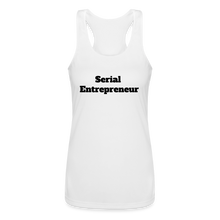 Load image into Gallery viewer, Serial Entrepreneur Racerback Tank Top - white