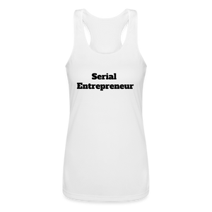Serial Entrepreneur Racerback Tank Top - white