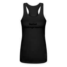 Load image into Gallery viewer, Serial Entrepreneur Racerback Tank Top - black
