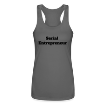 Load image into Gallery viewer, Serial Entrepreneur Racerback Tank Top - charcoal