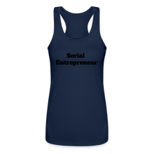 Load image into Gallery viewer, Serial Entrepreneur Racerback Tank Top - navy