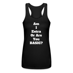Basic Racerback Tank Top - black
