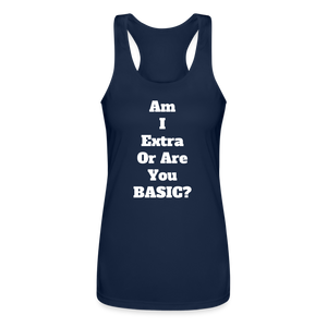Basic Racerback Tank Top - navy