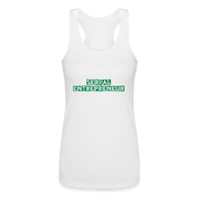 Load image into Gallery viewer, Serial Entrepreneur Racerback Tank Top - white