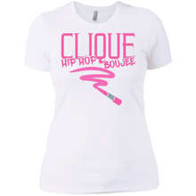 Load image into Gallery viewer, Hip Hop &amp; Boujee&#39;s &#39;Lipstick Retro&#39; Ladies&#39; Boyfriend T-Shirt - Hip Hop &amp; Boujee