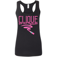 Load image into Gallery viewer, Hip Hop &amp; Boujee&#39;s &#39;Lipstick Retro&#39; Ladies&#39; Softstyle Racerback Tank - Hip Hop &amp; Boujee