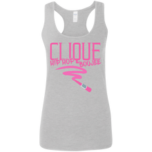 Load image into Gallery viewer, Hip Hop &amp; Boujee&#39;s &#39;Lipstick Retro&#39; Ladies&#39; Softstyle Racerback Tank - Hip Hop &amp; Boujee