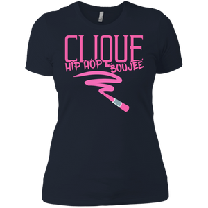 Hip Hop & Boujee's 'Lipstick Retro' Ladies' Boyfriend T-Shirt - Hip Hop & Boujee