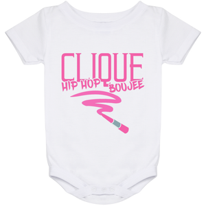 Hip Hop & Boujee's 'Lipstick Retro' Baby Onesie 24 Month - Hip Hop & Boujee