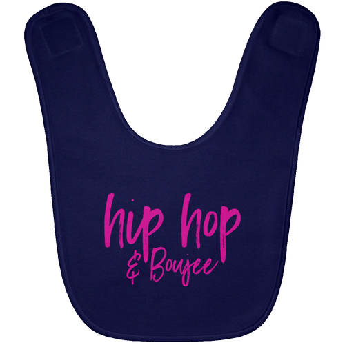 Hip Hop & Boujee's 'Lipstick Retro' Baby Bib - Hip Hop & Boujee