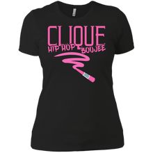 Load image into Gallery viewer, Hip Hop &amp; Boujee&#39;s &#39;Lipstick Retro&#39; Ladies&#39; Boyfriend T-Shirt - Hip Hop &amp; Boujee