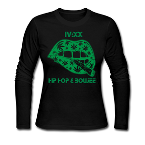 Hip Hop & Boujee's 420 Women's Long Sleeve Jersey T-Shirt - Hip Hop & Boujee