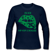 Load image into Gallery viewer, Hip Hop &amp; Boujee&#39;s 420 Women&#39;s Long Sleeve Jersey T-Shirt - Hip Hop &amp; Boujee