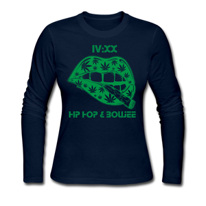 Hip Hop & Boujee's 420 Women's Long Sleeve Jersey T-Shirt - Hip Hop & Boujee