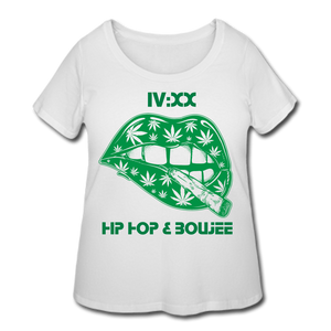 Hip Hop & Boujee's 420 Women’s Curvy T-Shirt - Hip Hop & Boujee