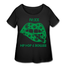 Load image into Gallery viewer, Hip Hop &amp; Boujee&#39;s 420 Women’s Curvy T-Shirt - Hip Hop &amp; Boujee