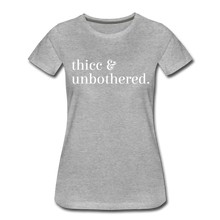 Load image into Gallery viewer, Hip Hop &amp; Boujee&#39;s Thicc &amp; Unbothered Women’s Premium T-Shirt - Hip Hop &amp; Boujee