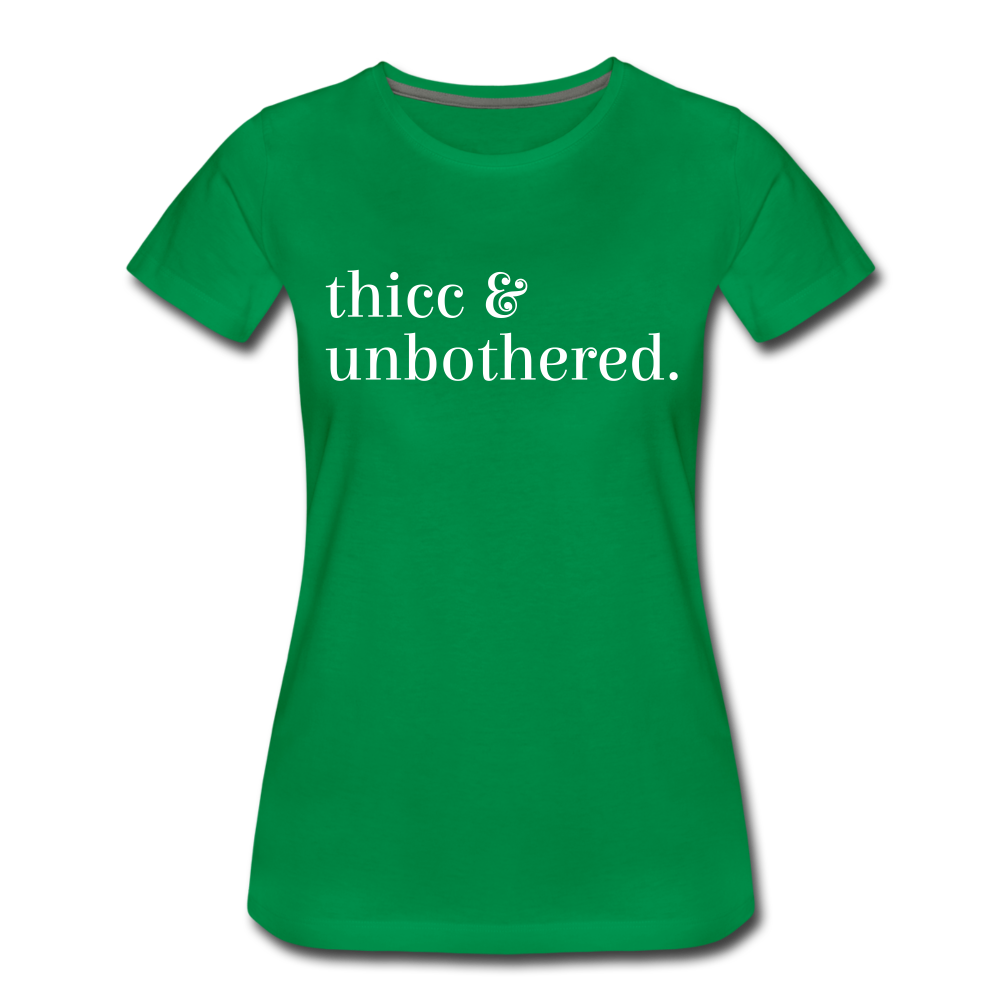 Hip Hop & Boujee's Thicc & Unbothered Women’s Premium T-Shirt - Hip Hop & Boujee