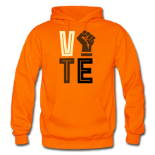 Load image into Gallery viewer, Hip Hop &amp; Boujee&#39;s Brown Vote Unisex Hoodie - Hip Hop &amp; Boujee
