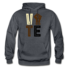 Load image into Gallery viewer, Hip Hop &amp; Boujee&#39;s Brown Vote Unisex Hoodie - Hip Hop &amp; Boujee