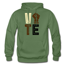 Load image into Gallery viewer, Hip Hop &amp; Boujee&#39;s Brown Vote Unisex Hoodie - Hip Hop &amp; Boujee