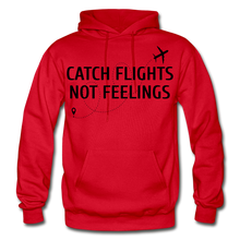 Load image into Gallery viewer, Hip Hop &amp; Boujee&#39;s &quot;Catch Flights&quot; Hoodie Collection - red