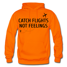 Load image into Gallery viewer, Hip Hop &amp; Boujee&#39;s &quot;Catch Flights&quot; Hoodie Collection - orange