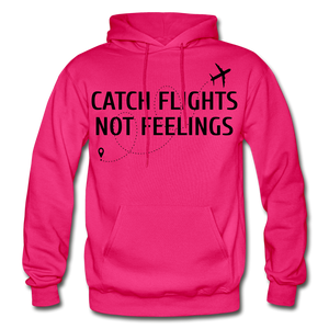 Hip Hop & Boujee's "Catch Flights" Hoodie Collection - fuchsia
