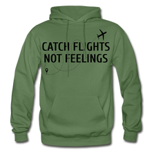 Load image into Gallery viewer, Hip Hop &amp; Boujee&#39;s &quot;Catch Flights&quot; Hoodie Collection - military green