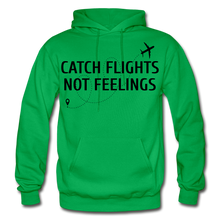 Load image into Gallery viewer, Hip Hop &amp; Boujee&#39;s &quot;Catch Flights&quot; Hoodie Collection - kelly green