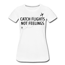 Load image into Gallery viewer, Hip Hop &amp; Boujee&#39;s &quot;Catch Flight&quot; Tee Collection - white