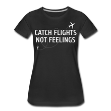 Load image into Gallery viewer, Hip Hop &amp; Boujee&#39;s &quot;Catch Flights&quot; Tee Collection - black