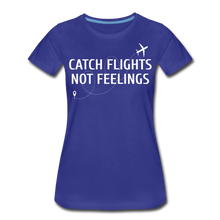 Load image into Gallery viewer, Hip Hop &amp; Boujee&#39;s &quot;Catch Flights&quot; Tee Collection - royal blue