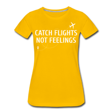 Load image into Gallery viewer, Hip Hop &amp; Boujee&#39;s &quot;Catch Flights&quot; Tee Collection - sun yellow