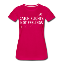 Load image into Gallery viewer, Hip Hop &amp; Boujee&#39;s &quot;Catch Flights&quot; Tee Collection - dark pink