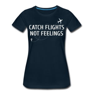 Hip Hop & Boujee's "Catch Flights" Tee Collection - deep navy