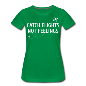 Hip Hop & Boujee's "Catch Flights" Tee Collection - kelly green