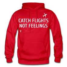 Load image into Gallery viewer, Hip Hop &amp; Boujee&#39;s &quot;Catch Flights&quot; Hoodie Collection - red