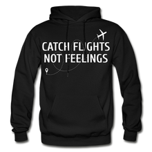Load image into Gallery viewer, Hip Hop &amp; Boujee&#39;s &quot;Catch Flights&quot; Hoodie Collection - black