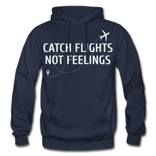 Load image into Gallery viewer, Hip Hop &amp; Boujee&#39;s &quot;Catch Flights&quot; Hoodie Collection - navy