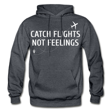 Load image into Gallery viewer, Hip Hop &amp; Boujee&#39;s &quot;Catch Flights&quot; Hoodie Collection - charcoal gray